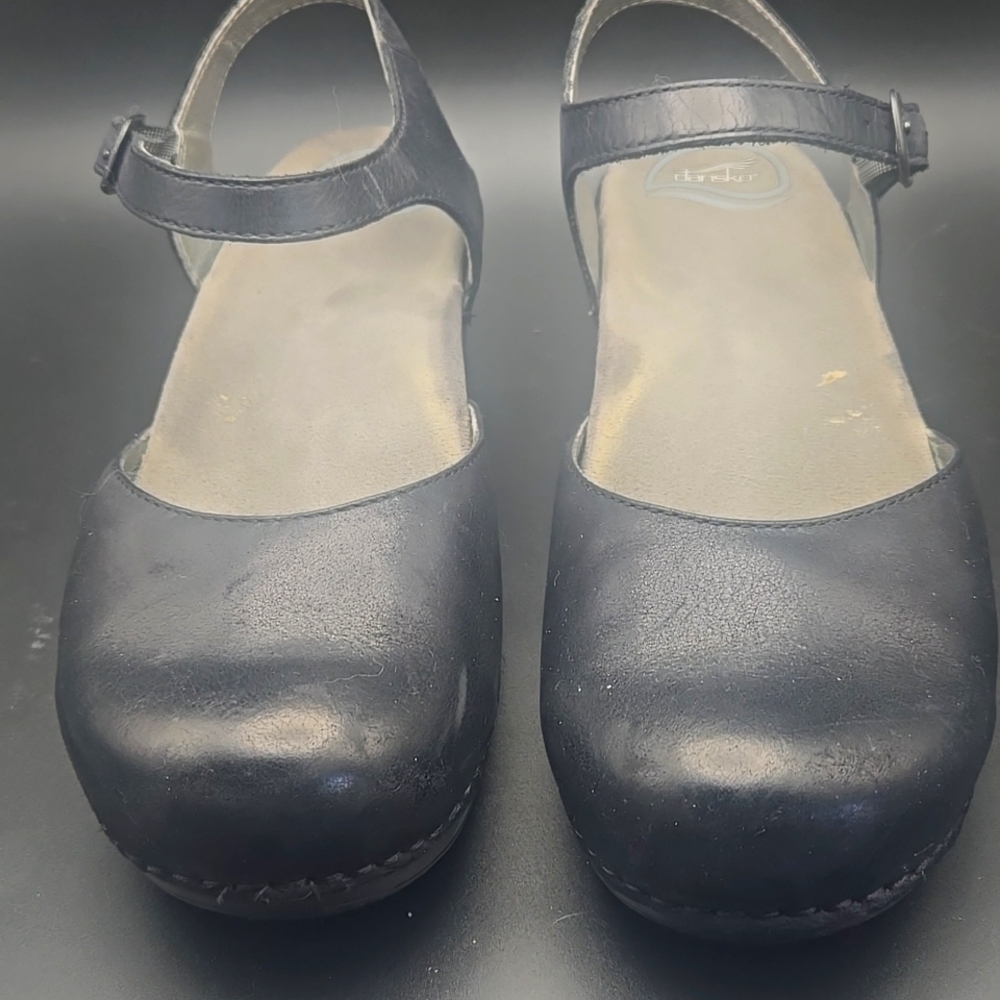 Black Dansko sandals, size 39